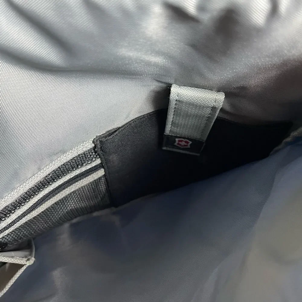 Victorinox Swiss Army Blue and gray office in a bag laptop shoulder bag.